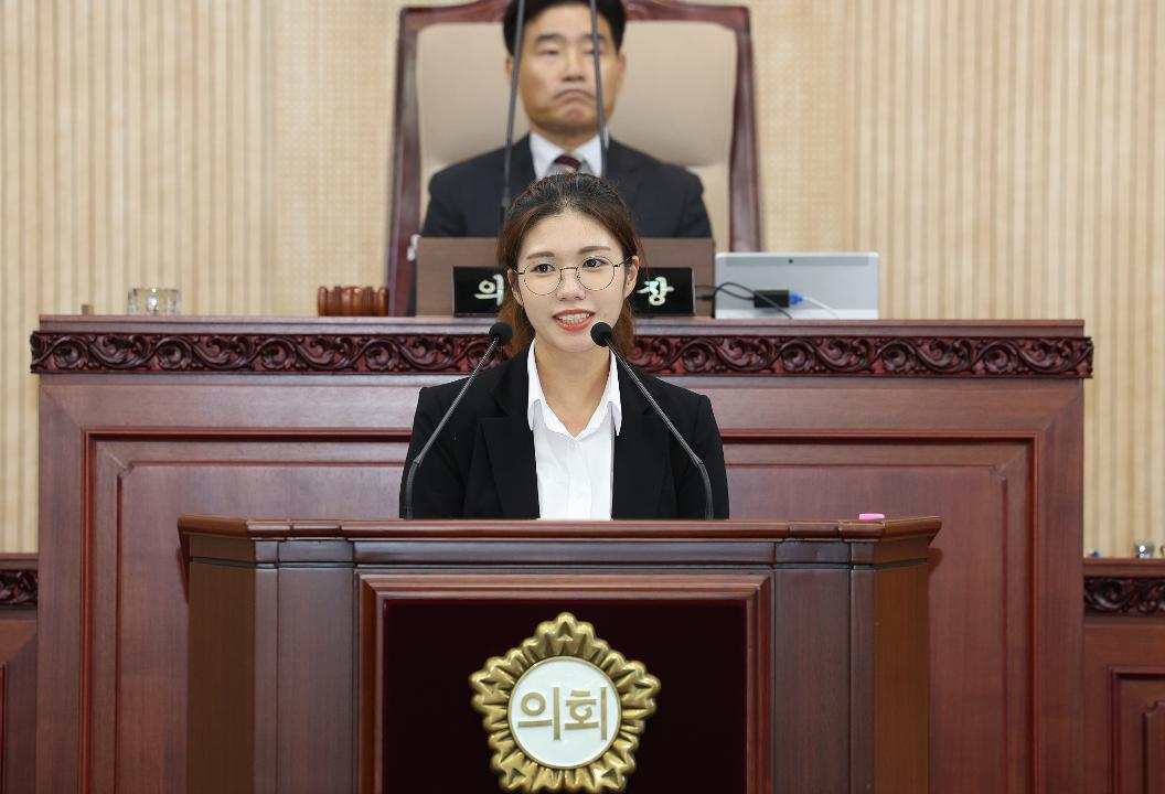 '20241004_[9대]제289회 고양특례시의회 임시회 제1차 본회의' 게시글의 사진(46) '천승아 (2).jpg'