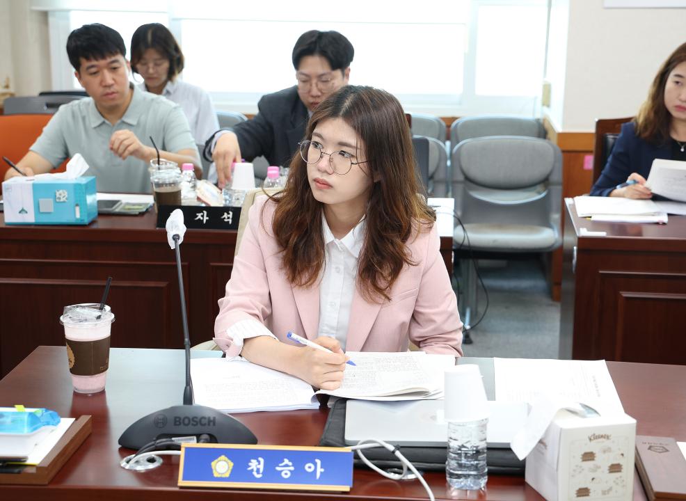 '20240605_[9대]제284회 고양특례시의회 제1차 정례회_문화복지위원회' 게시글의 사진(25) '천승아 (1).jpg'