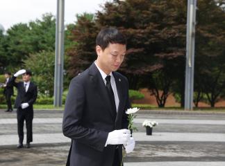 20240705_[9대]제9대 고양특례시의회 후반기 의장단,원내대표의원,상임위원장 현충탑 참배